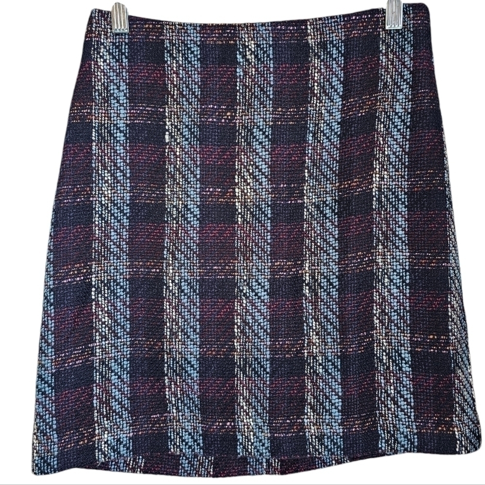 Loft petite 4p Tweed skirt hot trend academia